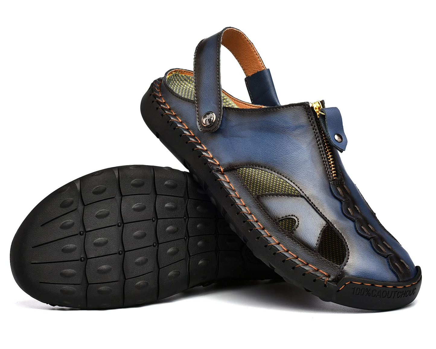 Sandale Orthopédique En Cuir Pour Homme