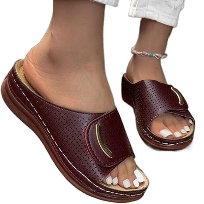 Sandale Orthopédique Femme à Talon Bas