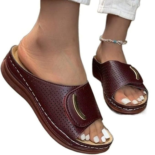 Sandale Orthopédique Femme à Talon Bas