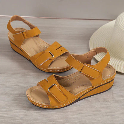 Sandale Orthopédique Femme avec une Sangle Arrière