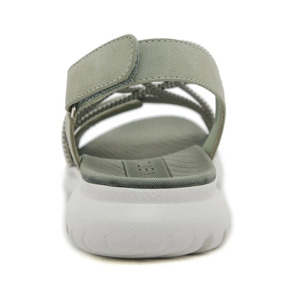 Sandale Orthopédique Femme En Tissu Extensible