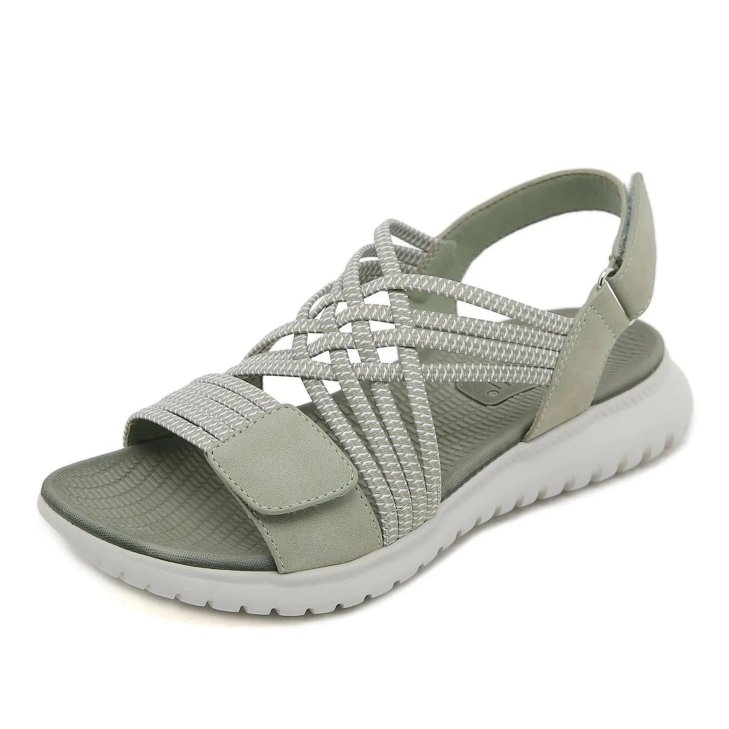 Sandale Orthopédique Femme En Tissu Extensible
