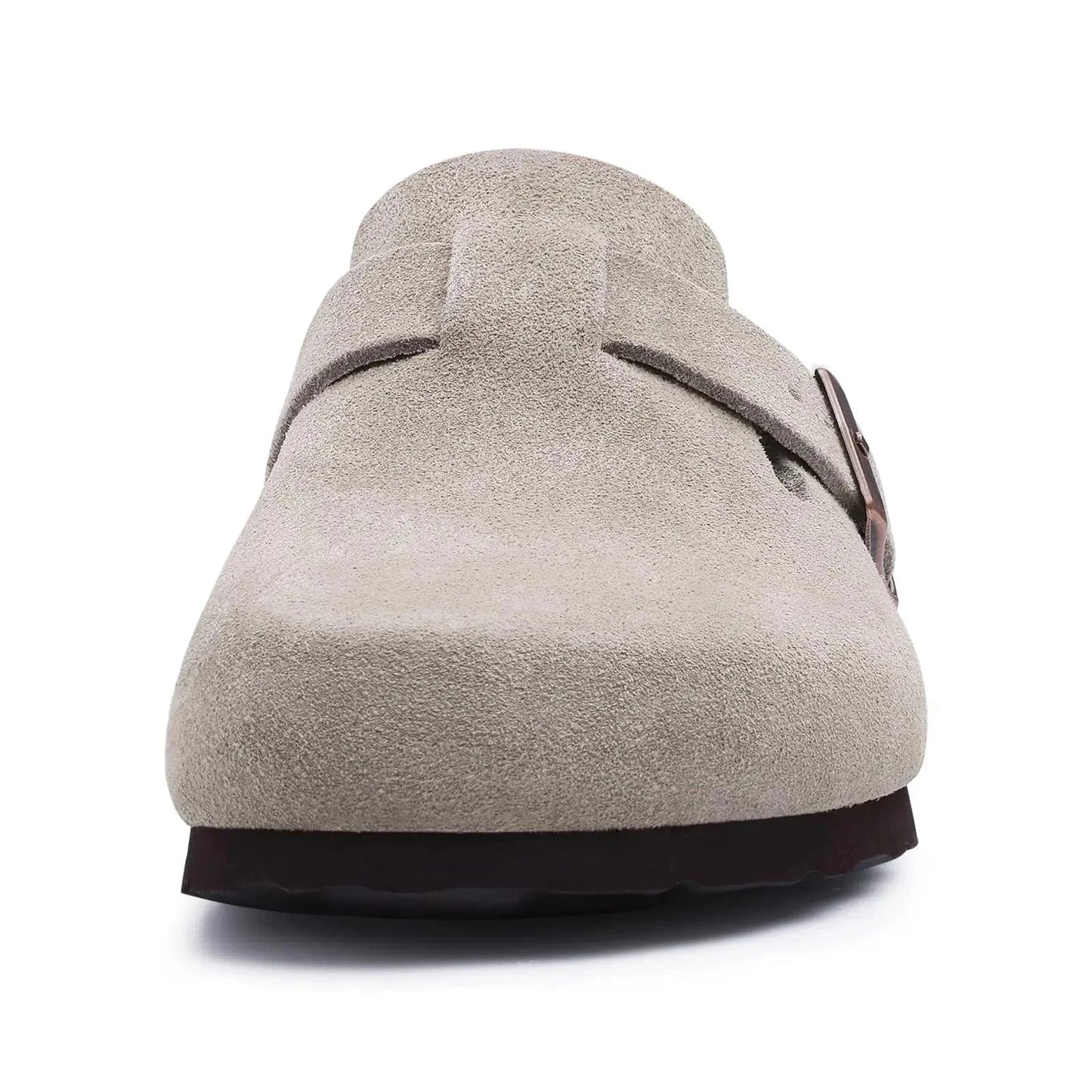 Sandale Orthopédique Femme Grise Avec Fermeture À Boucle