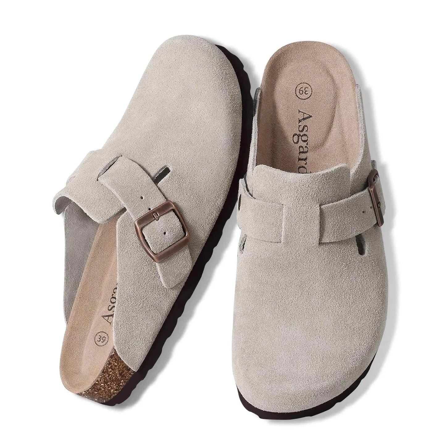 Sandale Orthopédique Femme Grise Avec Fermeture À Boucle