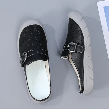 Sandale Orthopédique Femme Rétro en Similicuir