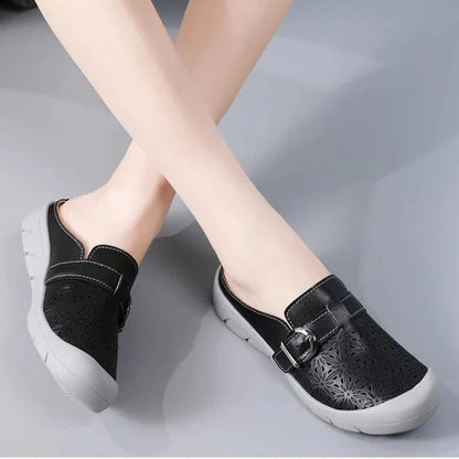 Sandale Orthopédique Femme Rétro en Similicuir