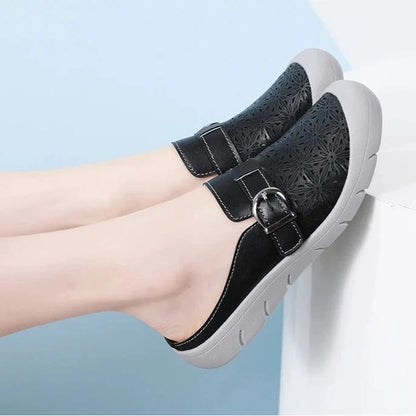 Sandale Orthopédique Femme Rétro en Similicuir