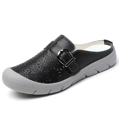 Sandale Orthopédique Femme Rétro en Similicuir