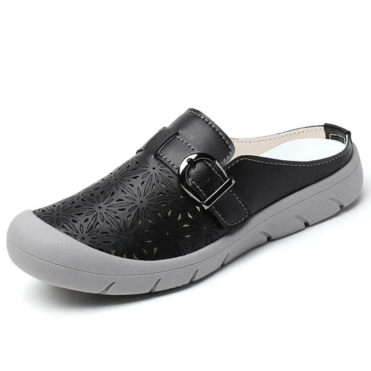 Sandale Orthopédique Femme Rétro en Similicuir