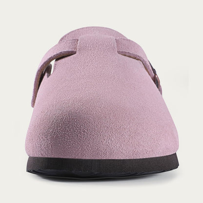 Sandale Orthopédique Femme Robuste Et Rose À Enfiler