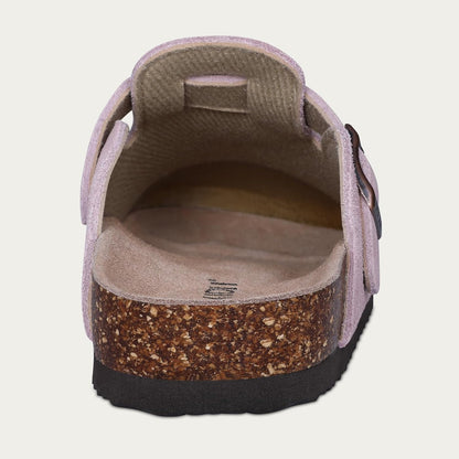 Sandale Orthopédique Femme Robuste Et Rose À Enfiler