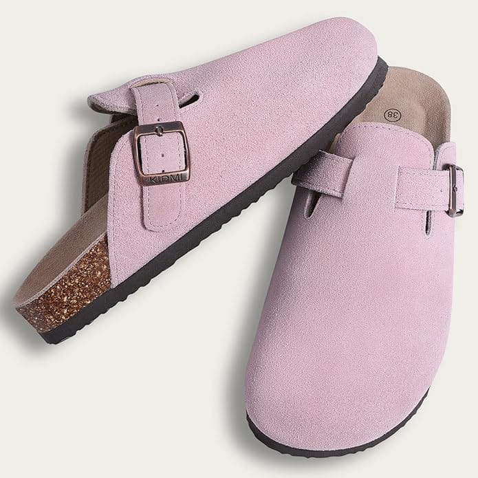 Sandale Orthopédique Femme Robuste Et Rose À Enfiler