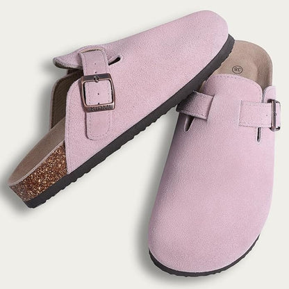 Sandale Orthopédique Femme Robuste Et Rose À Enfiler