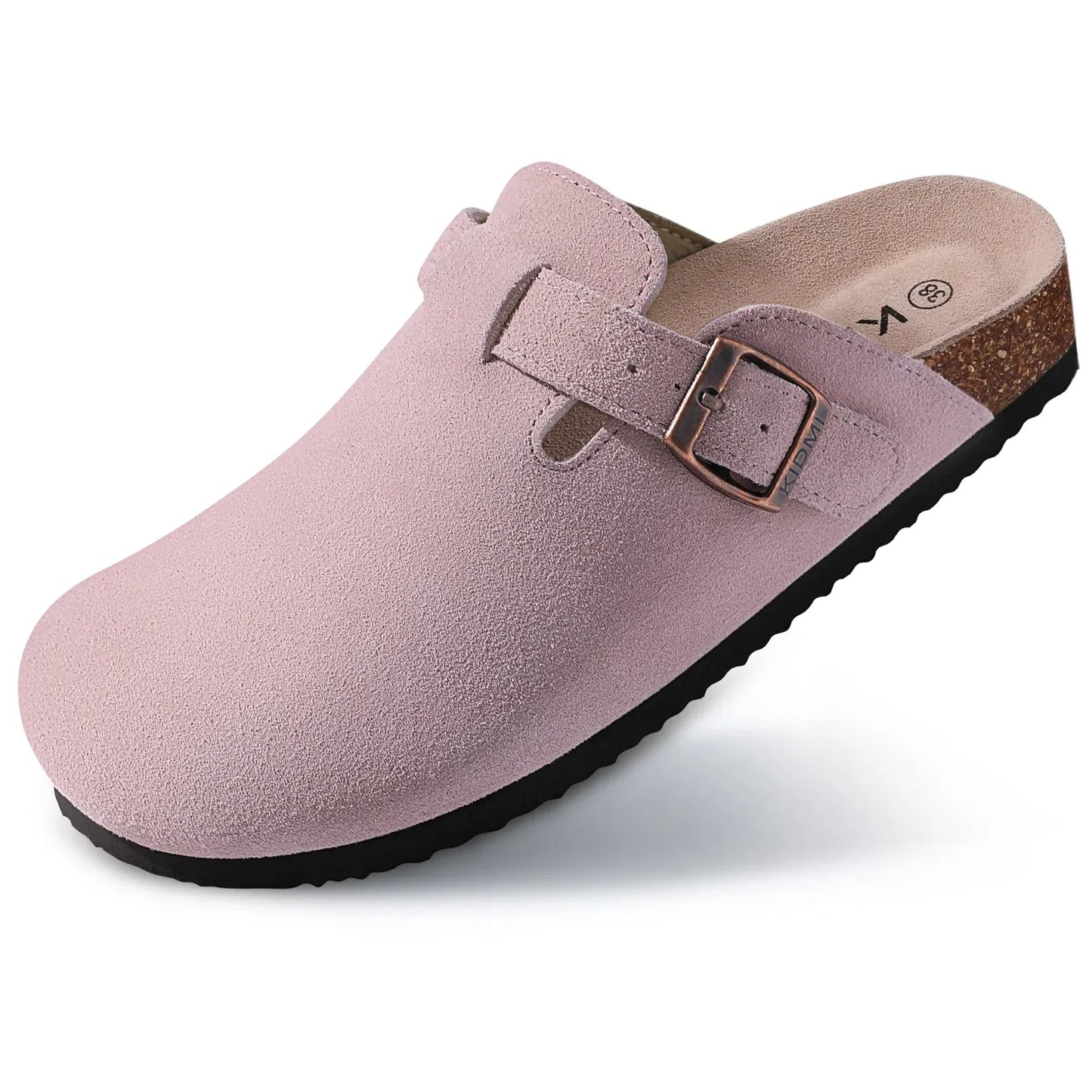 Sandale Orthopédique Femme Robuste Et Rose À Enfiler