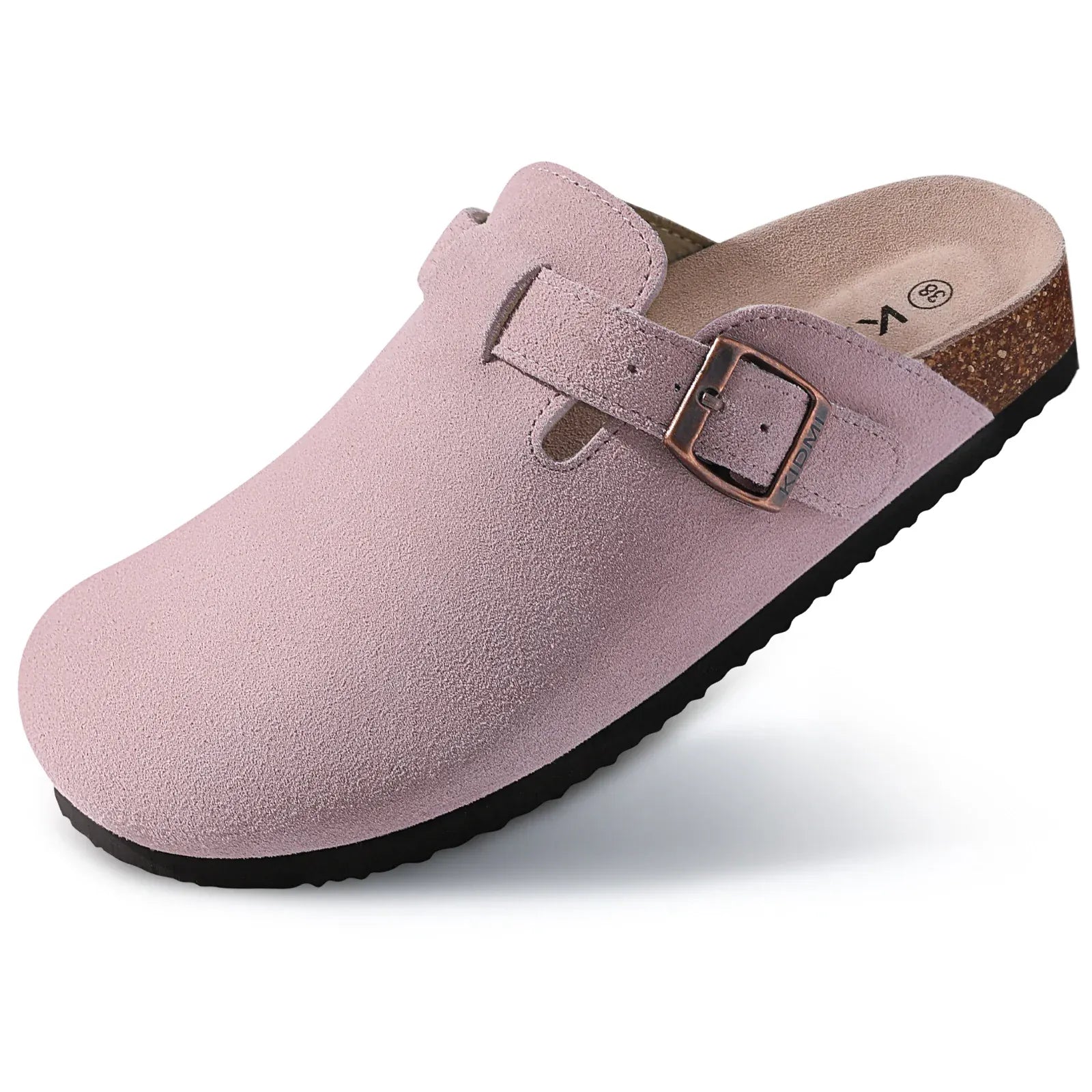 Sandale Orthopédique Femme Robuste Et Rose À Enfiler