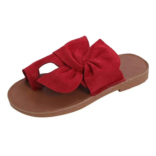Sandale Orthopédique Femme Rouge Sans Fermeture en Nylon