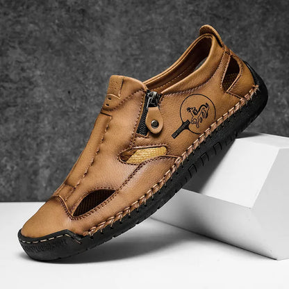 Sandale Orthopédique Homme avec des Coutures Apparentes