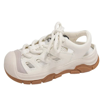 Sandale Orthopédique Style Basket à Semelle Plateforme pour Femme