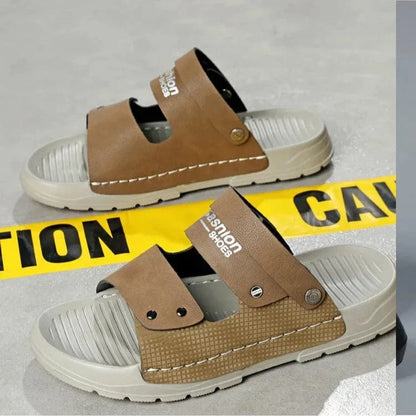 Sandales Orthopédiques D’Été Antidérapantes En Microfibres Pour Hommes