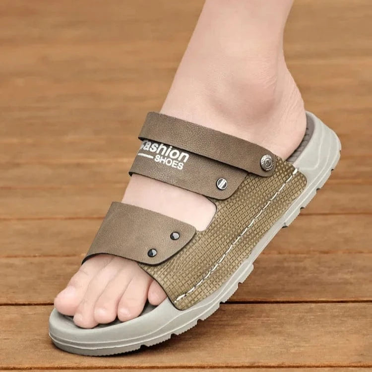 Sandales Orthopédiques D’Été Antidérapantes En Microfibres Pour Hommes