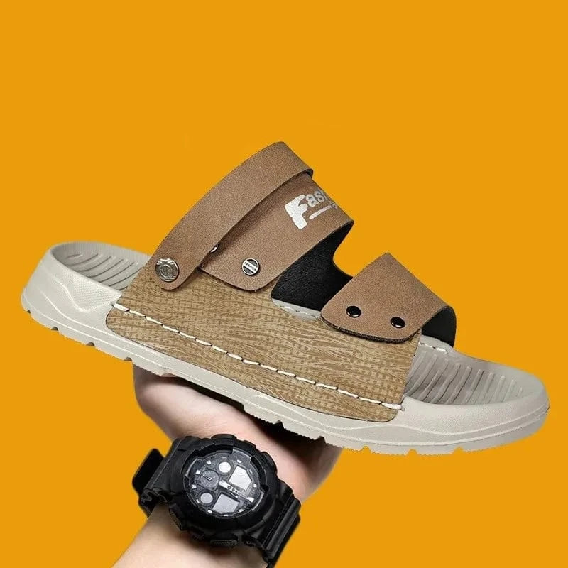 Sandales Orthopédiques D’Été Antidérapantes En Microfibres Pour Hommes
