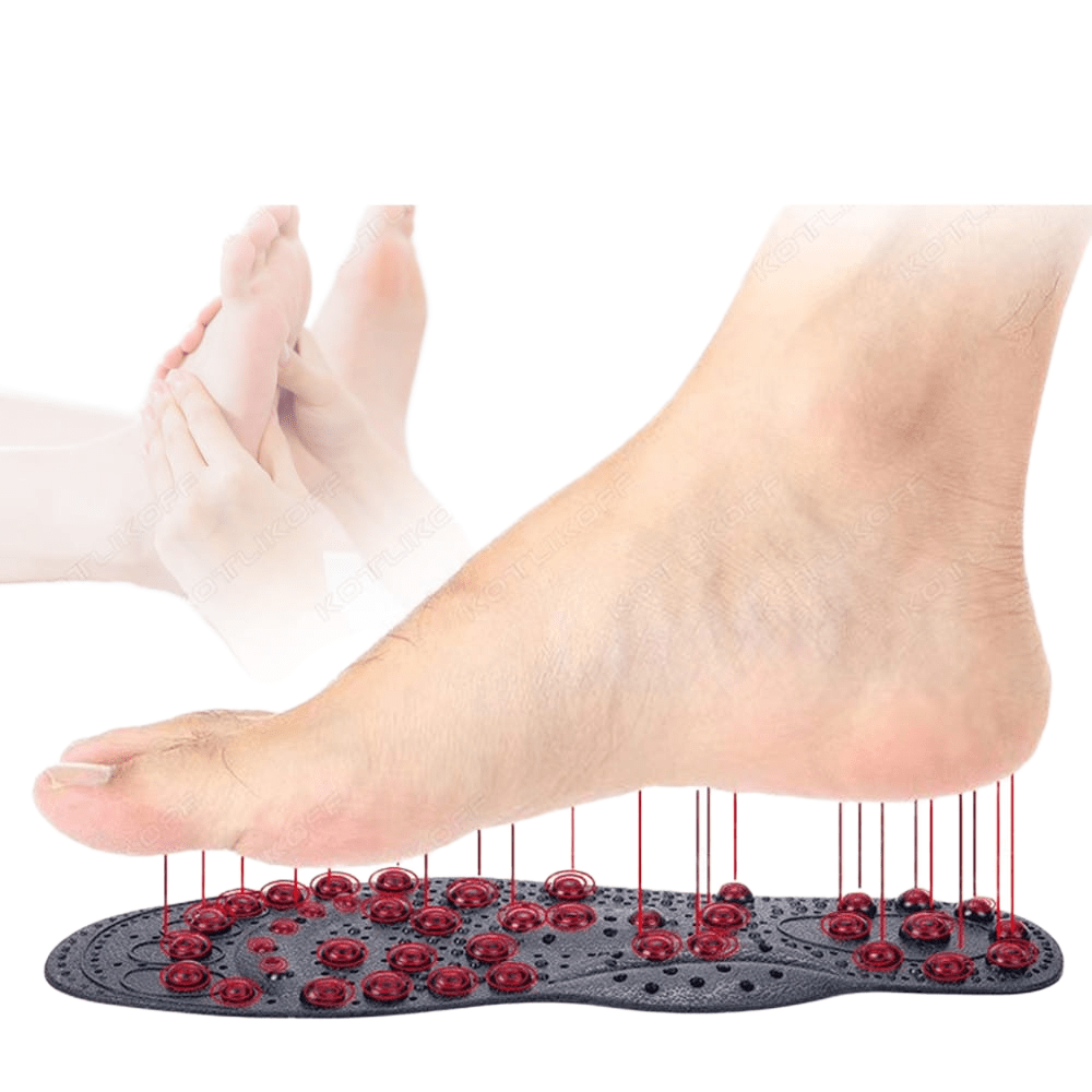Semelles De Massage De Thérapie Magnétique
