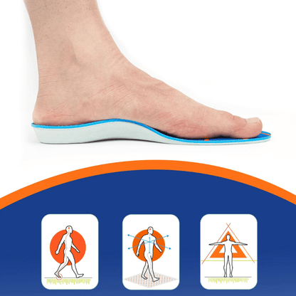 Semelles Orthopédiques Avec Support Voûte Plantaire Pour Hommes