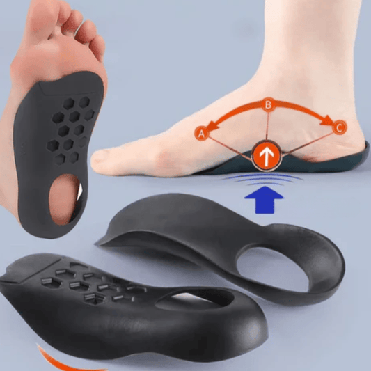Semelles Orthopédiques Pieds Plats à Mémoire de Forme