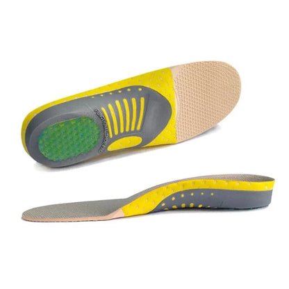 Semelles Orthopédiques Unisexes en Gel pour Pieds Plats