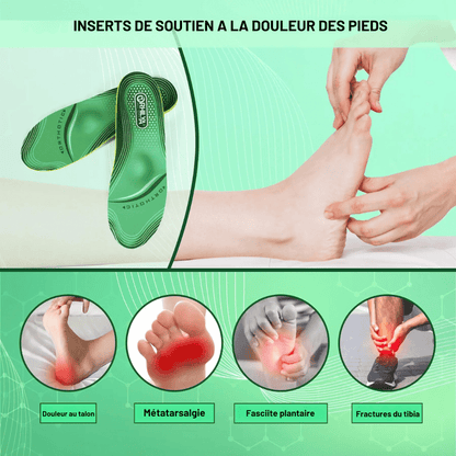 Semelles Orthopédiques Unisexes Ergonomiques pour Chaussures de Sport