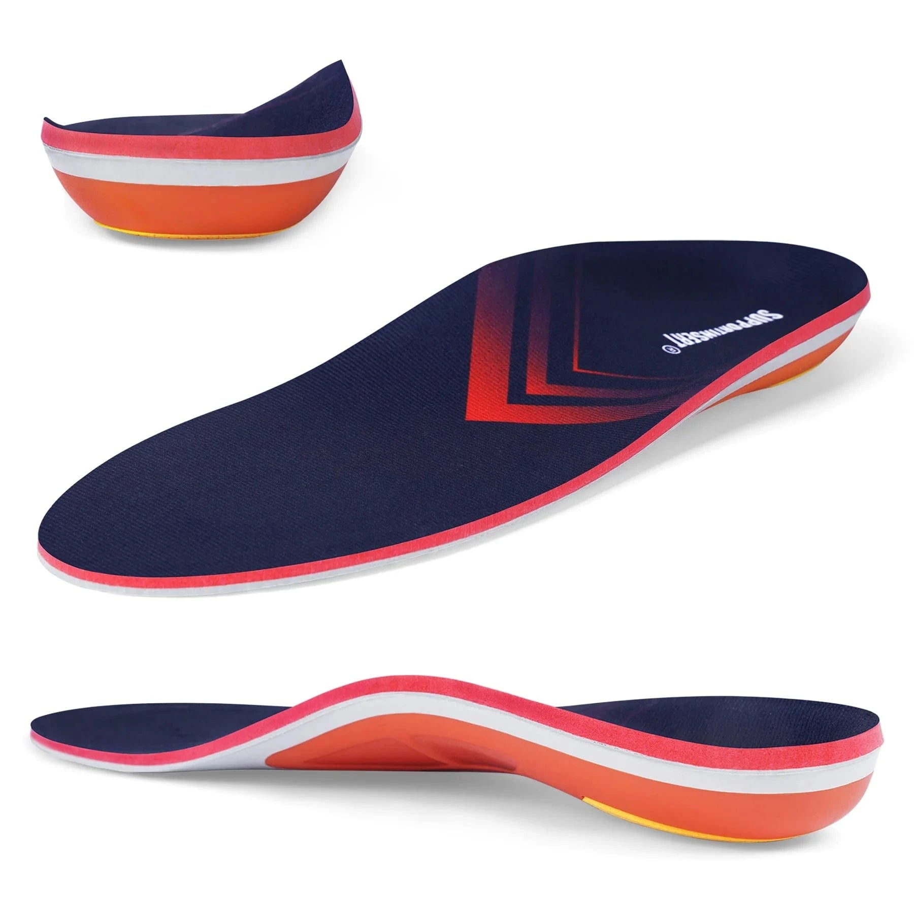 Semelles Orthopédiques Unisexes Ergonomiques pour Chaussures de Sport