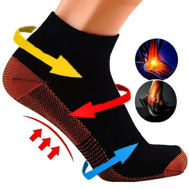 Socquettes Compression En Cuivre Homme