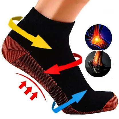 Socquettes Compression En Cuivre Homme