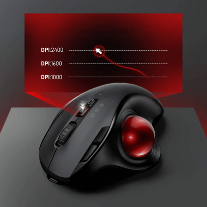 Souris Orthopédique « Trackball » Verticale Sans Fil