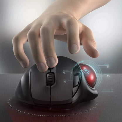 Souris Orthopédique « Trackball » Verticale Sans Fil