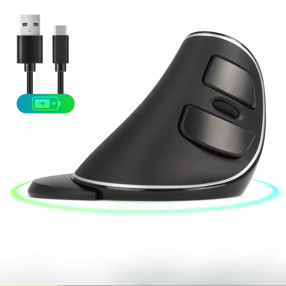 Souris Orthopédique Verticale Ergonomique De Jeu Sans Fil