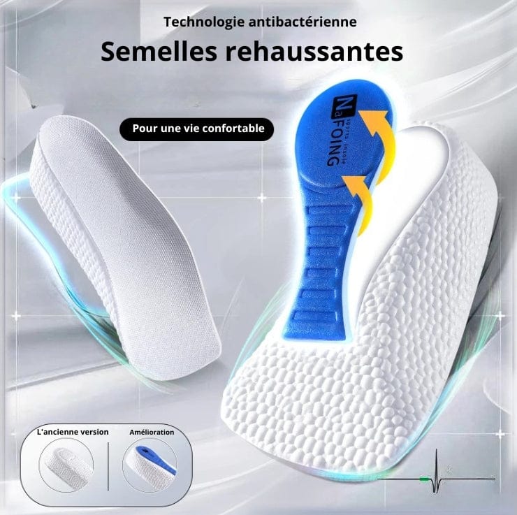 Talonnette Orthopédique À Mémoire De Forme Anti Odeur