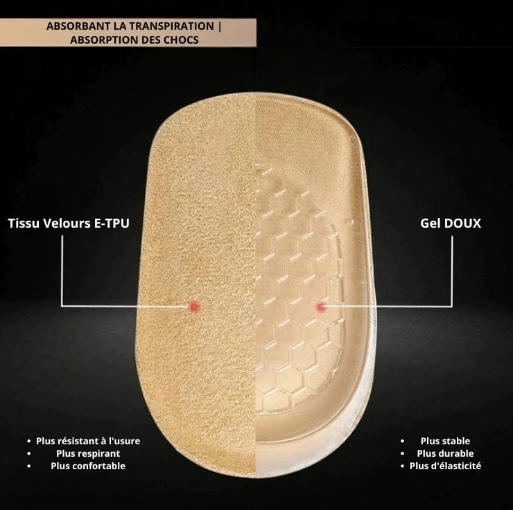 Talonnette Orthopédique Confortable En Silicone Souple
