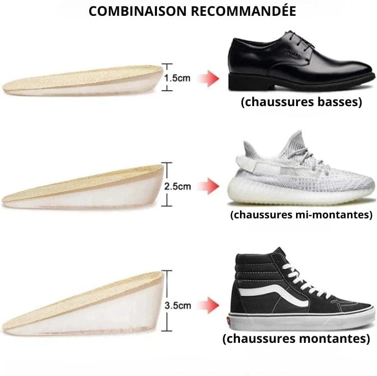 Talonnette Orthopédique Confortable En Silicone Souple