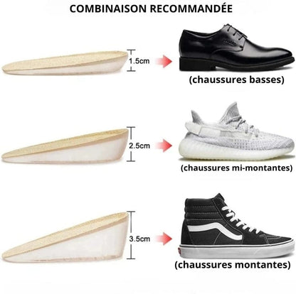 Talonnette Orthopédique Confortable En Silicone Souple