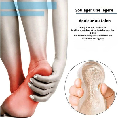 Talonnette Orthopédique Confortable En Silicone Souple