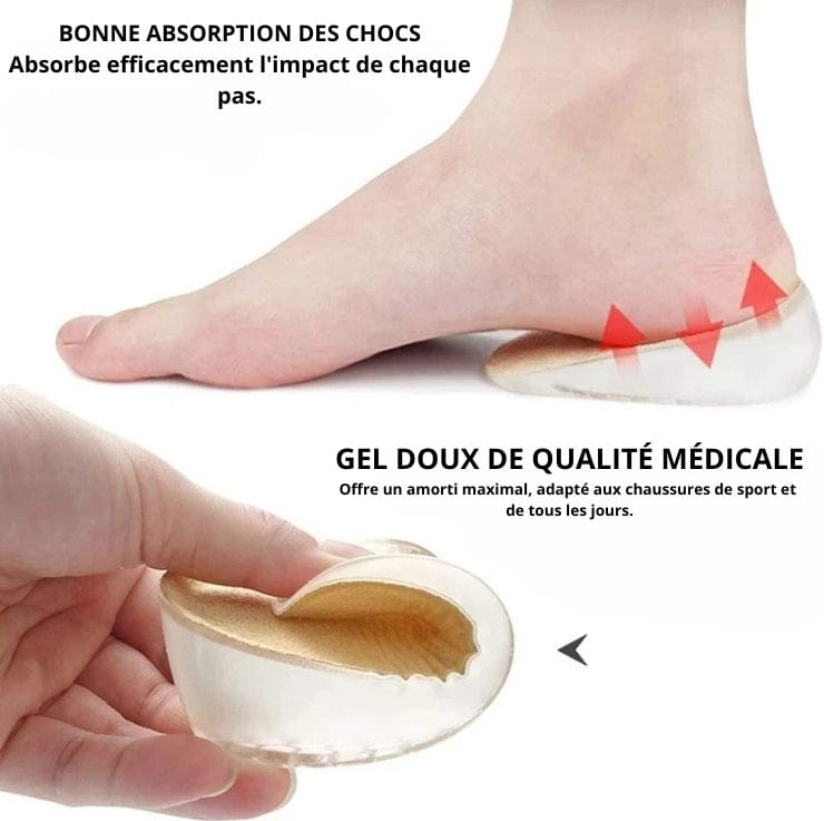 Talonnette Orthopédique Confortable En Silicone Souple