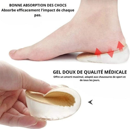 Talonnette Orthopédique Confortable En Silicone Souple