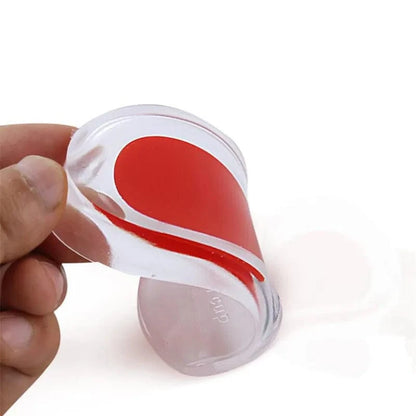 Talonnette Orthopédiques Transparente En Silicone
