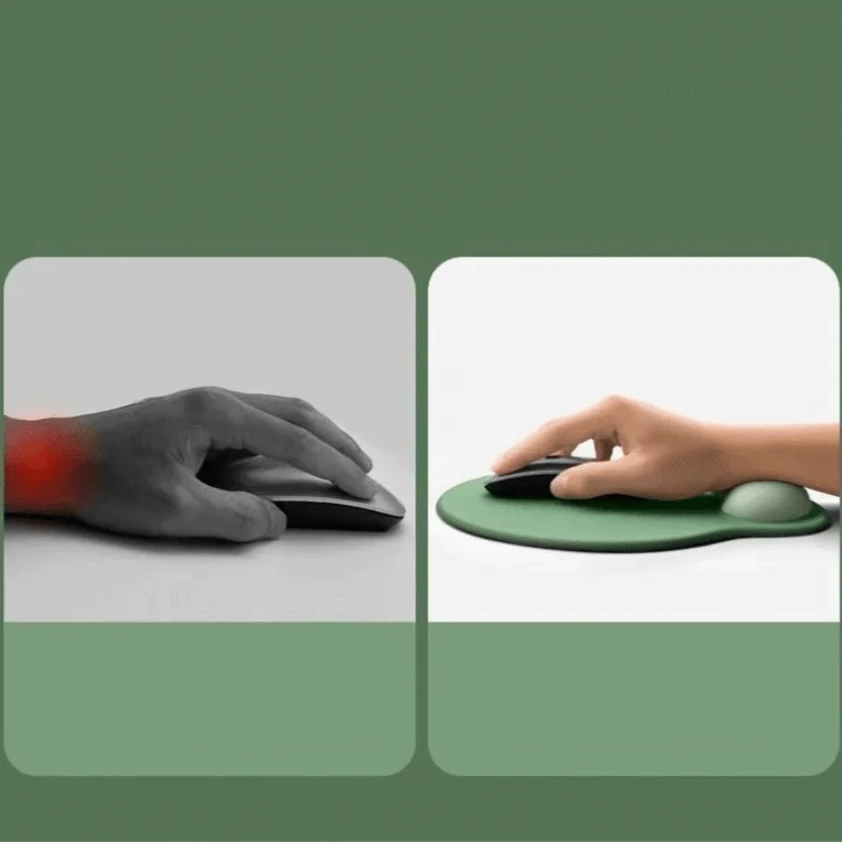Tapis de Souris Orthopédique pour Bureau et Maison