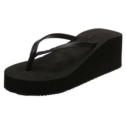 Tong Orthopédique Femme Compensée Style Plateforme